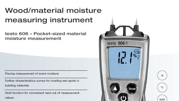 Testo Moisture Measuring Instrument