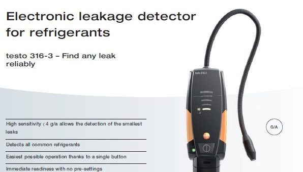 Testo Refrigerant Leak Detector